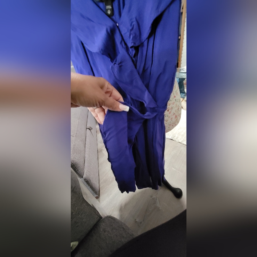 Express Royal Blue Dress Size XS - Picture 3 of 4